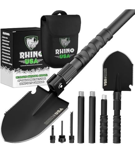 Rhino USA Synthetic Shackle Rope Tow Rope (2 Pack) - 1 Cm X 55 Cm Shackle Rope - 14.200 Kg (MIN) Minimum Breaking Resistance - Offroad Recovery Strap For Trucks Agriculture Forestry