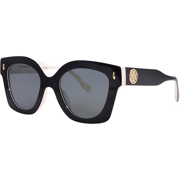Amazon.com: Tory Burch Sunglasses TY 7193 U 170987 Black Dark Grey