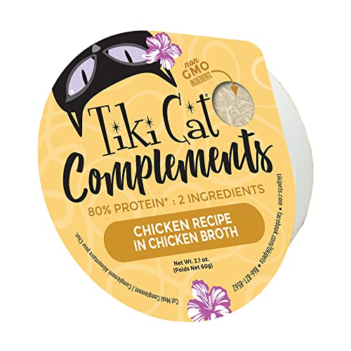 Tiki Cat Wet Food Complements Hydrating Grain Free Meal Toppers