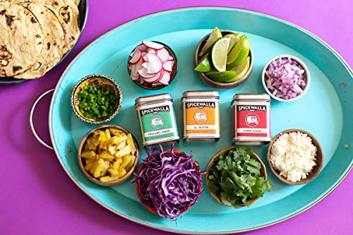 Spicewalla Taco Seasoning 3 Pack Collection | Carne Asada, Al Pastor, Pescado Verde | Non-GMO, No MSG, Gluten Free