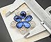 Danbihuabi 18k Gold Plated Glass Crystal Rhinestone Snowflake Flower Brooch(r...