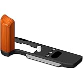 VXIVXIV X-M5 L Plate Hand Grip,Wooden X-M5 XM5 L Bracket Handle for FUJIFILM X-M5 Camera,Compatible with ARCA Interface.