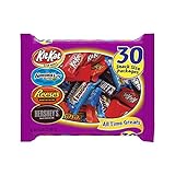 HERSHEY'S Chocolate Candy Assortment, 30 Count (Hershey's, Reese's, Almond Joy, Kit Kat)