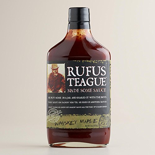 Rufus Teague Whiskey Maple BBQ Sauce, Set of 2 