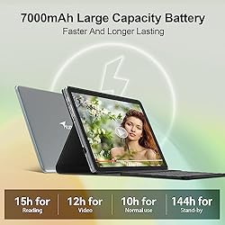 Tablet Android 2023 10 Inch Tablet, 2-In-1