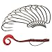 Goture Superline Worm Hooks Jig Circle Fishing Hooks Soft Bait Texas Rig Wide Gap High Carbon Steel for Saltwater black