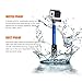 Shineda Telescopic Handheld Monopod Pole Selfie Stick SD-208 for GoPro Hero 2 3+ 4 5 6 and GoPro Session, SJCAM SJ4000 SJ5000 Xiaomi Yi Action Cameras,36