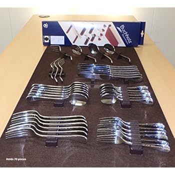 Amazon.com: BROWN SILVER CLOTH FLATWARE HOLDER - DRAWER LINER PAD