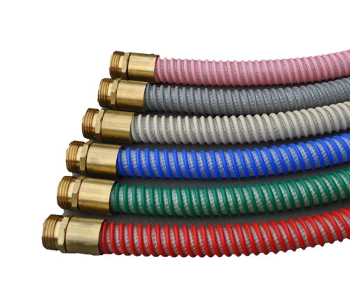 Tuff-Guard The Perfect Garden Hose, Kink Proof Garden Hose Assembly, Blue, 5/8 Male x Female GHT Connection, 5/8 ID, 50 Foot Length