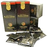 4 Boxes Organo Gold Gourmet Cafe Noir, Black Coffee 100% Certified Ganoderma Extract Sealed (1 Box of 30 Sachets)
