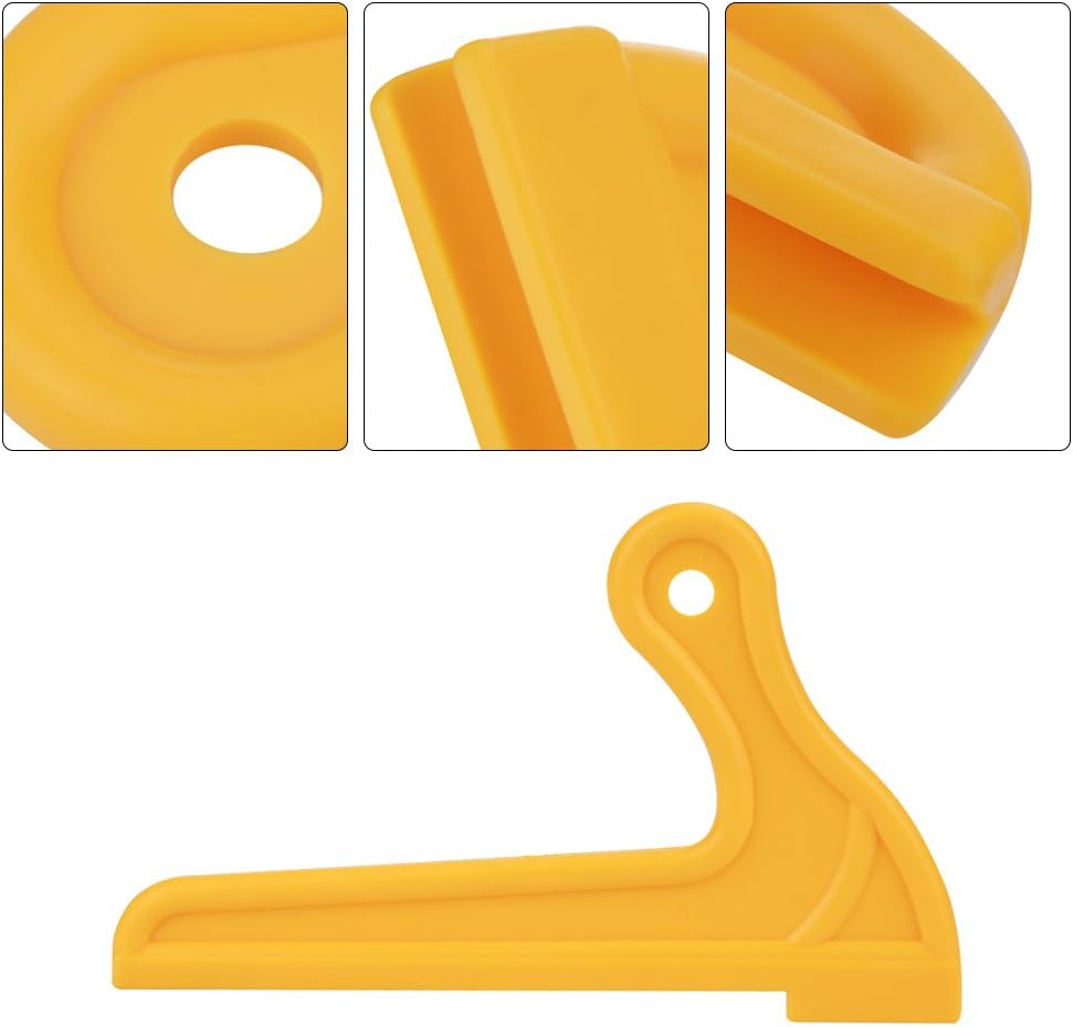 YWBL-WH 2Pcs Push Sticks V-Type Wood Saw Push Sticks for Carpentry Table Working Blade Router, Yellow - Image 4