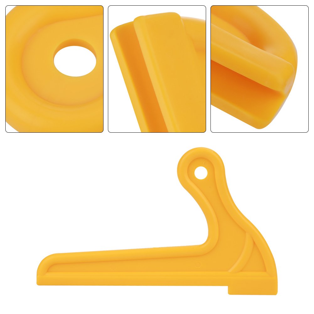 2pcs Push Sticks Yellow Portable V-type Wood Saw Push Sticks for Carpentry Table Working Blade Router Protect Woodworkers - Image 4