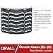 Rear Window Windshiled Louver Sun Shade Cover Matte Black in GT Lambo Style for Chevy Chevrolet Camaro 2016 2017 2018 2019