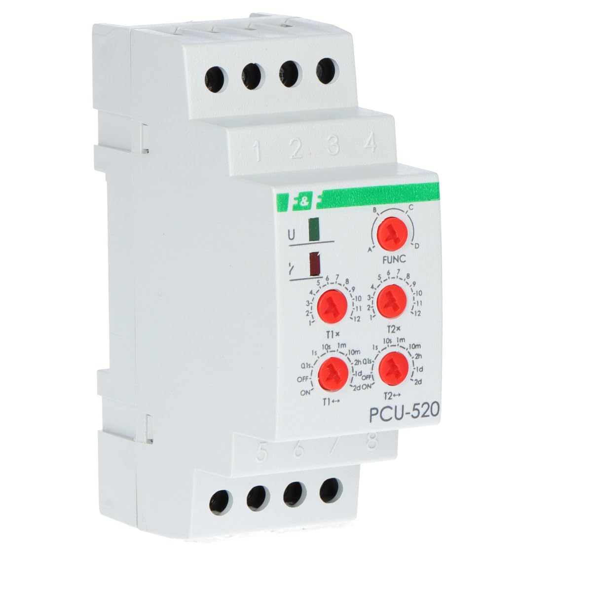 Timer Relay 2P 8A 0.1sek-576h 12-264V AC/DC Multifunction PCU-520UNI mask5908312597735
