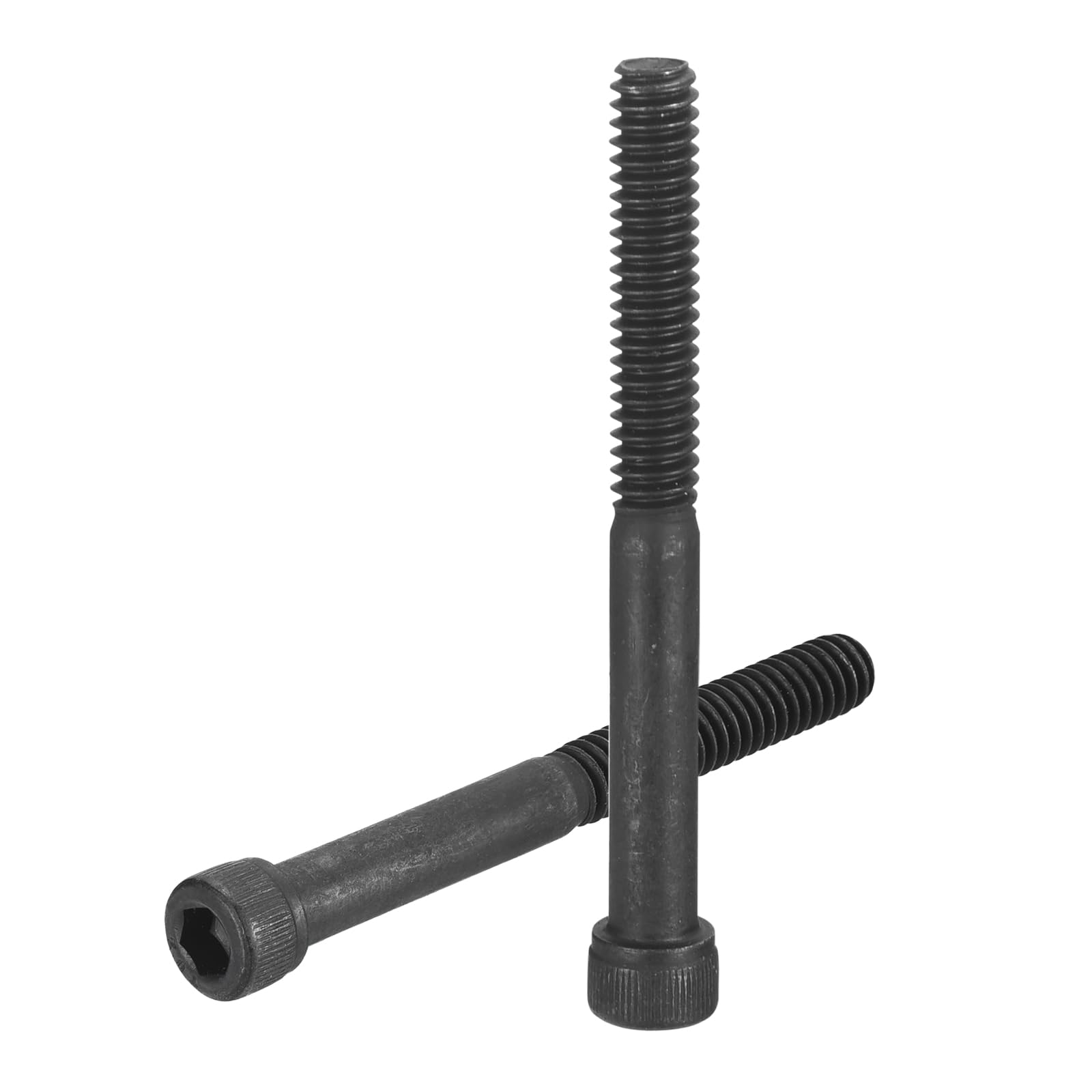 uxcell Hex Socket Bolts (1/4"-20x2"), 304 Stainless Steel Hex Socket Drive Screw, Black, 20 Pcs โ image 1