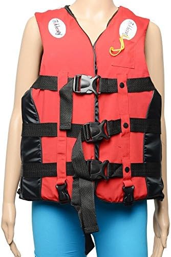 Life Jackets Life Jacket Vest Adult PFD Fully Enclosed life jackets for adults jackets for adults camo Color Red Size XXXL