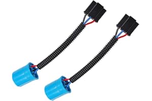 BELTANDROAD H2 Headlight Adapter - 9007 Male to H4 Female Extension Conversion Harness Adapter 9007/H4 Conversion Wire for Hum-mer H2 Headlight