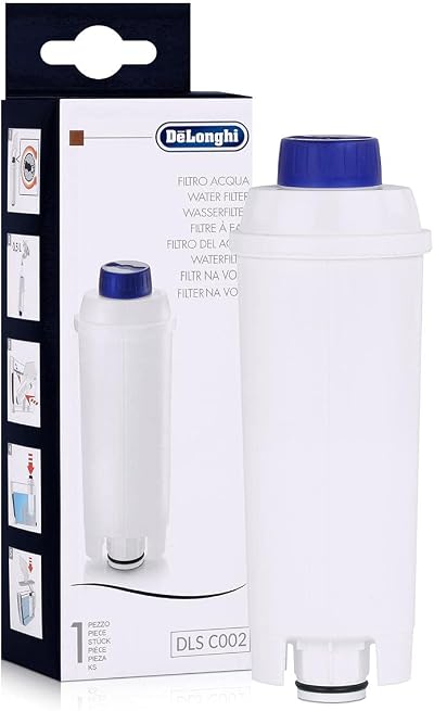 DeLonghi Water Filter Softener DLSC002 Pack 1 White EC800 ECAM BCO Series