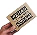 Deluxe Box of Nothing - You Said You Wanted Nothing Prank Gift Box Gag Gift for Friends Kraft Paper Gift Box Clean Humor Novelty Gifts for Family Stocking Stuffers
