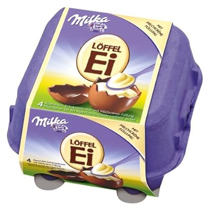 Milka Löffel-Ei Milchcrème, 2er Pack (2 x 136 g): Amazon.co.uk: Grocery