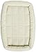 Amazon Basics Faux Sherpa Padded Bolster Pet Bed for Dog, Beige, 35 x 22 inches