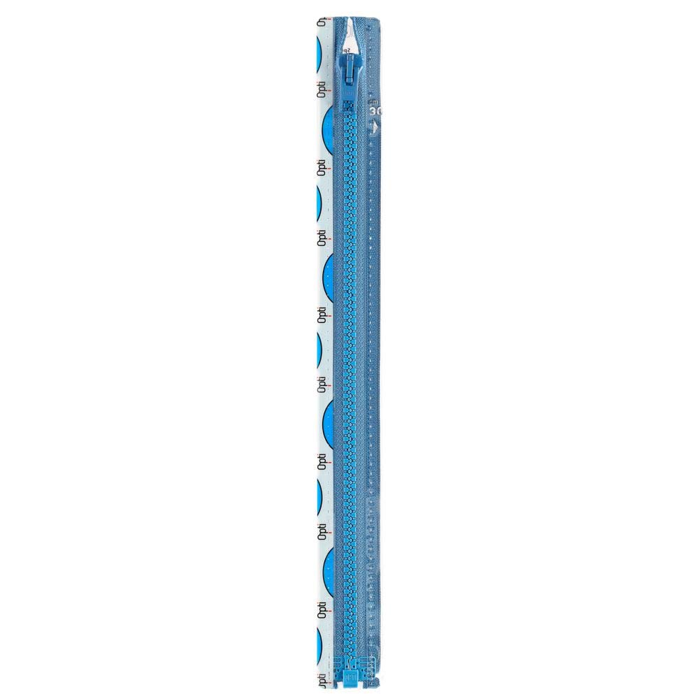 Opti Zip Fastening, 100% Polyester, 00235 Blue, 45 cm