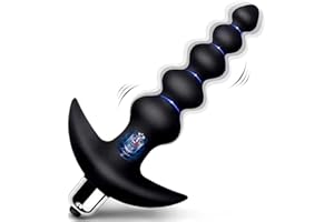 Anal Beads Sex Toys for Men, Anal Sex Toys Adult Toys Vibrators for Couples, Adult Toy with 10 Vibrating Large Anal Plugs Pro