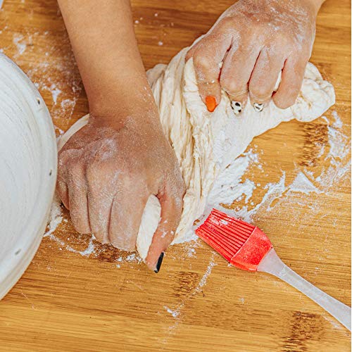 Bread Proofing Baskets Round Dough Proofing Bowls w/Liners Perfect for Home Sourdough Bakers