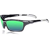 Hulislem S1 Sport Polarized Sunglasses For Men Women Mens Womens Running Golf Sports