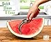 Watermelon Slicer & Melon Baller / Fruit Carving Knife (2 in 1) by GetLifeBasics - Premium Stainless Steel with PVC Handle – Safely Slice, Cut, Dice, Ball, Carve, & Scoop Fresh Fruit with Ease!