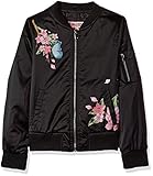 Urban Republic Big' Girls Poly-sateen Jacket, 01black, 10/12