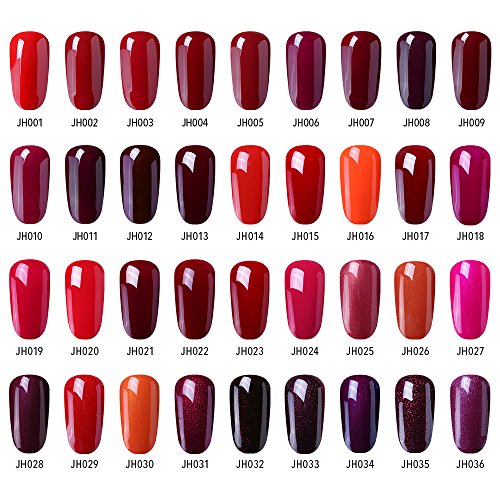 CLAVUZ Burgundy Nail Polish Soak Off UV LED Gel Nail Varnish Professional Salon Beauty Manicure Art Lacquer 8ML