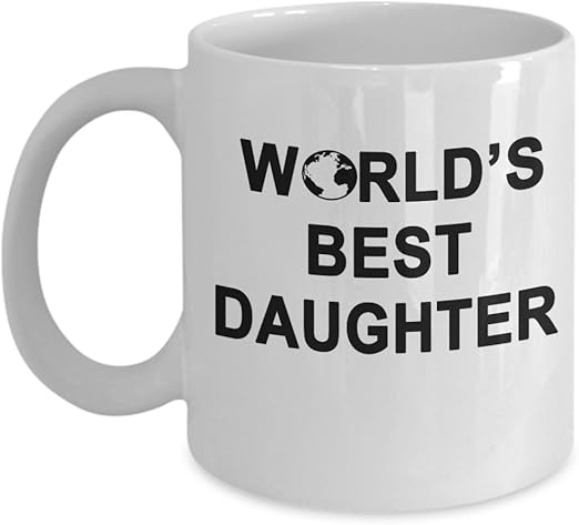 world's best daughter mug