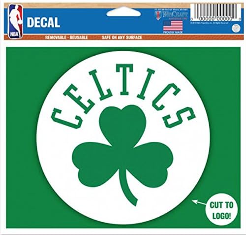 Boston Decal - Removable and Reusable Basketball Sticker
