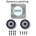 IronMount Gun Magnet Mount | 35 Lb Rated Single-Sided Magnetism | Adhesive Magnets Rubber Coated Magnetic Gun Mount & Holster | Concealed Holder for Car, Handgun, Pistol, Shotgun, Rifle (2 Pack)