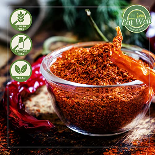 Eat Well Ground Cayenne Pepper Powder 16 oz (1 lb), 100 Natural Red