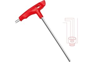 WISEUP 4mm t handle allen wrench set Metric,CR-V heavy duty hex key set with long arm
