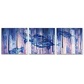 Ocean Theme Mediterranean Style Home Artwork for Living...