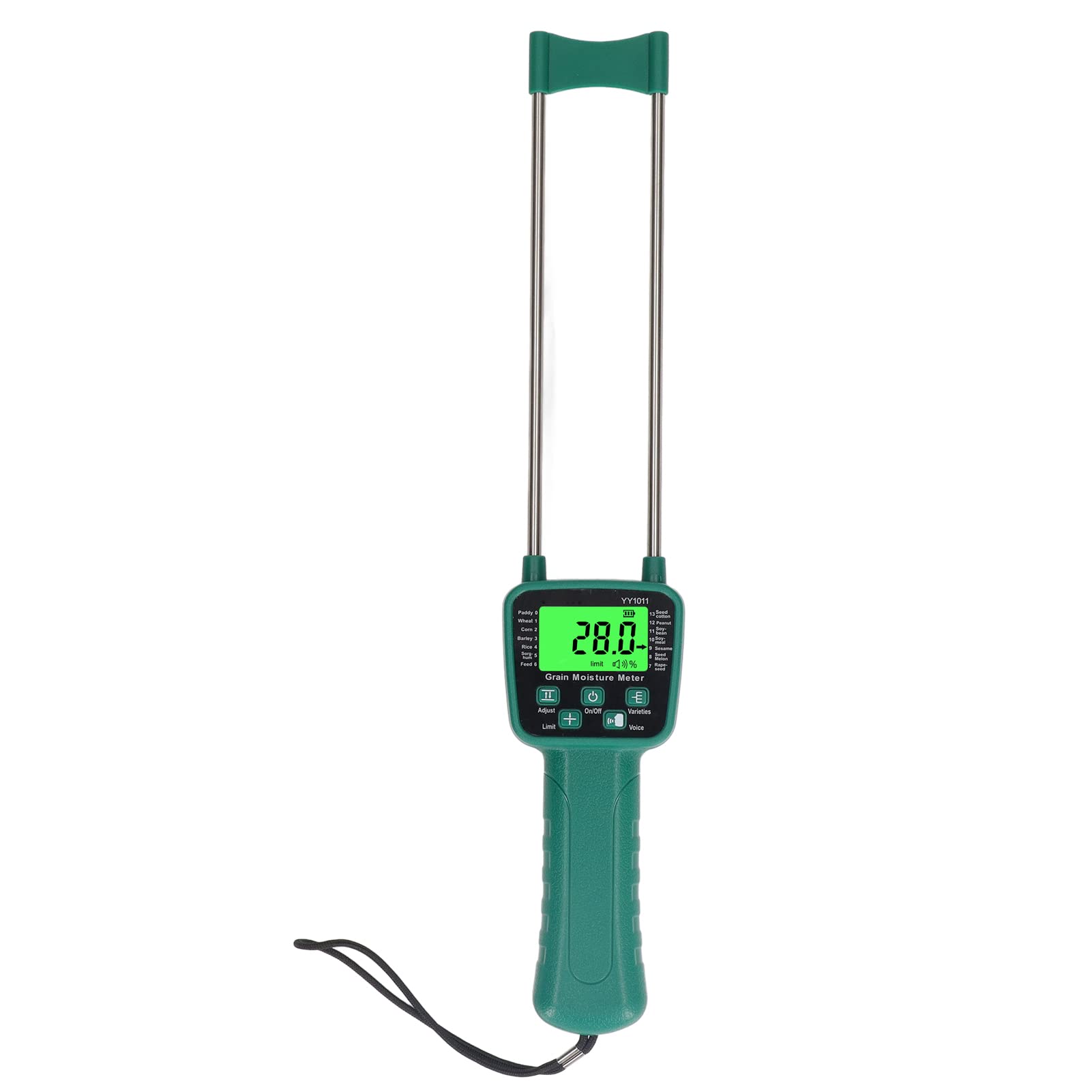 Ausla Moisture Meter LCD Display Voice Broadcast Wide Application for Various Crops