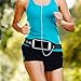 Running belt, DoerDo Waist Pack With Touch Screen Available, Water Proof Smartphone Pocket, Coin, Key, Ring Extra pocket (Black, 5.5 inches)