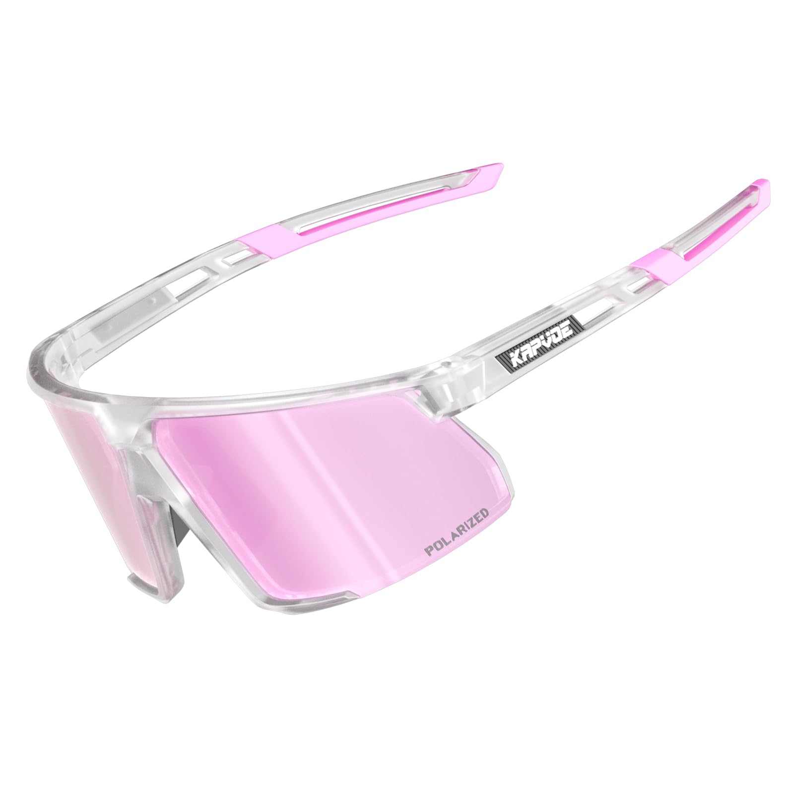 KAPVOE Polarized Cycling Glasses Sports Sunglasses Women Men Bicycle MTB UV400 Protection Running Mountain Bike Baseball Biking Goggles Riding BMX Fishing Running Riding Golf Driving Softball 14