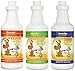 Mister Max Anti Icky Poo Pet Enzyme Cleaner - Cat & Dog Urine Odor Remover, Stain Remover, & P-Bath Urine Pre-Treat Conditioner - Complete Spray Set