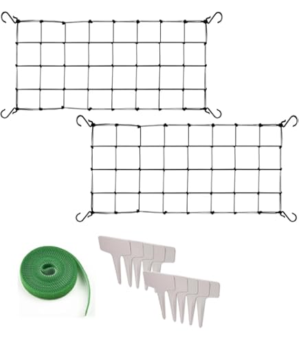 GROW1 Grow Tent Flexible Trellis Netting 2ft x 2ft (4in Holes) - Image 6