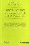 Conversation sur la naissance des inégalités by 