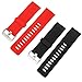 Fitbit Blaze Accessory Band, Engive Classic Soft Flexible Silicone Replacement Sport Bracelet Smart Watch Accessories Strap Bands for Fitbit Blaze Smart Fitness Watch (Small, Black&Red)
