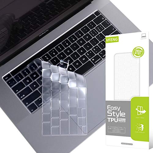 Premium Ultra Thin Keyboard Cover for Newest MacBook Pro 16.1-Inch A2141 2019+, Ultra Soft-Touch Keyboard Skin for MacBook 16.1", US Layout