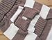 Turtleneck Stripes Pro Pet Clothes Dog Wool Classic Sweaters (Brown&White Stripe, S)