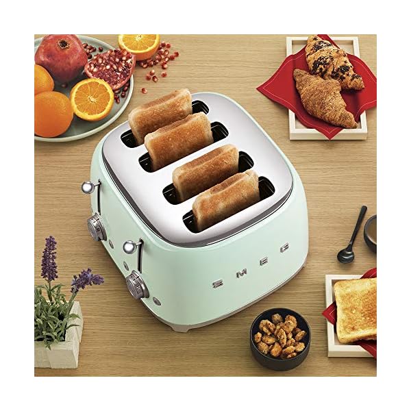 Smeg Tostadora TSF03PGEU · Imp de Italia 220v | Verde - Imagen 6