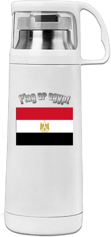 Custom Flag Of Egypt Stainless Steel Sports Bottles Thermoses Gift By Tinzawsh