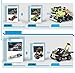 SZJJX Pull Back Racing Cars 2 in 1 Building Blocks Kits 1:14 Friction Powered Let Go Monster Vehicle Truck Jam Jeep SUV Buildable Toys Construction Bricks Set 144PCS DIY Assembly SJ52003W
